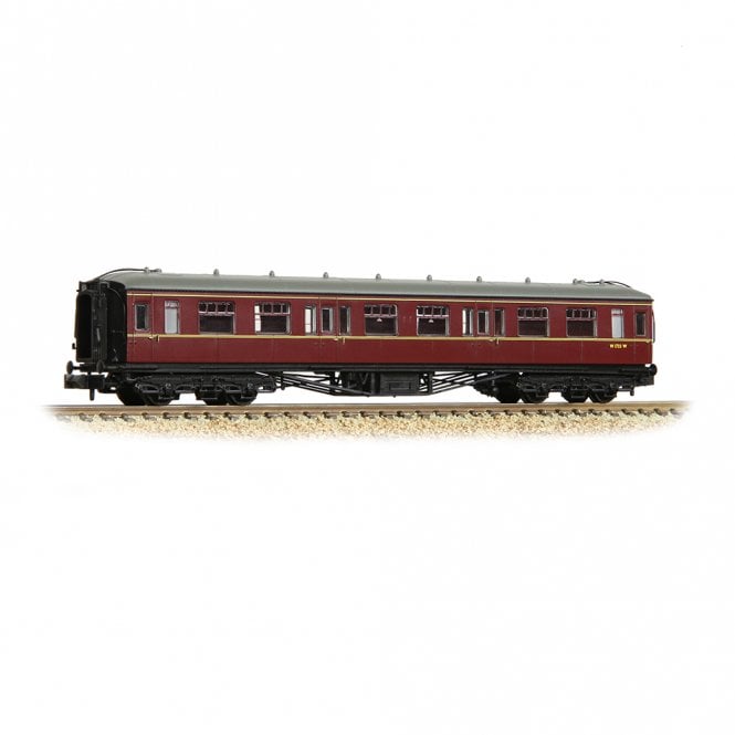 Graham Farish GWR Hawksworth Second Corridor BR Maroon W1723W