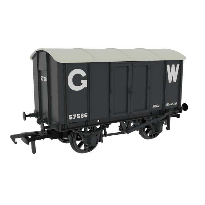 Rapido UK GWR 'Iron Mink' GWR Grey (25″ Numbers) No.57586