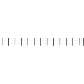 GWR Lineside Fencing - (36 posts with wire)