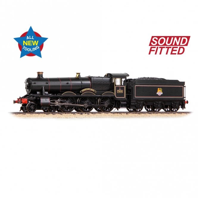 Graham Farish GWR 'Modified Hall' 7904 'Fountains Hall' BR Lined Black (SF)(N)