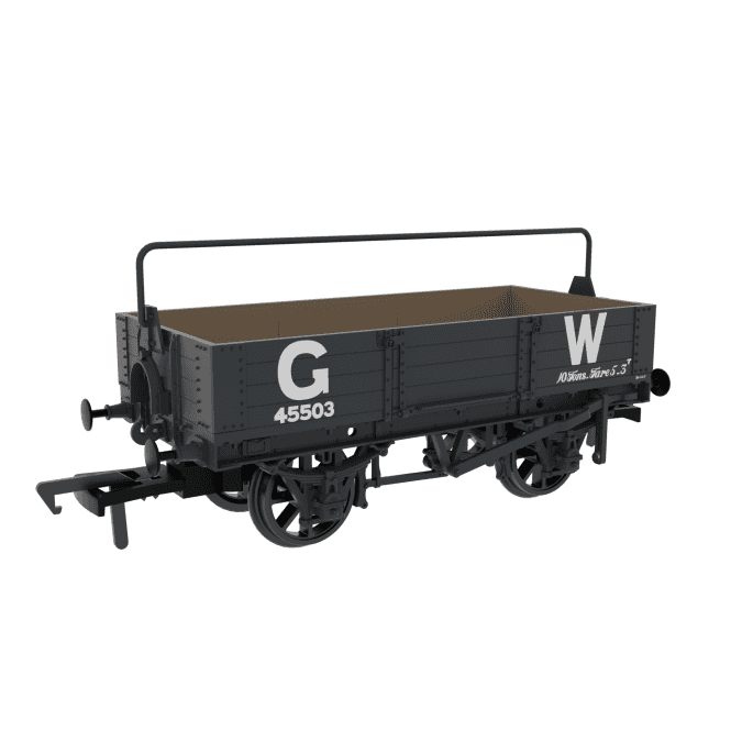 Rapido UK GWR O21 4 Plank Open GWR Grey (23” lettering) No.45503