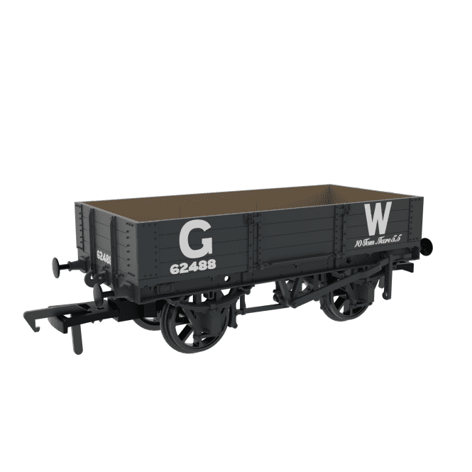 Rapido UK GWR O21 4 Plank Open GWR Grey (23” lettering) No.62488