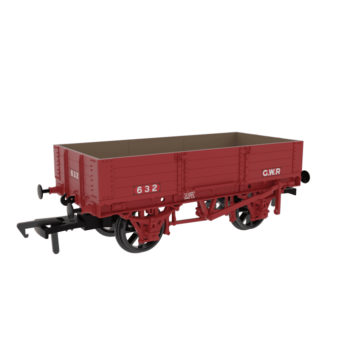 Rapido UK GWR O21 4 Plank Open GWR Red No.632