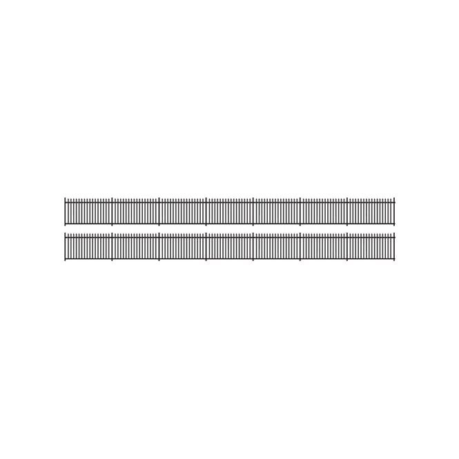 Ratio GWR Spear Fencing - Black - Straights
