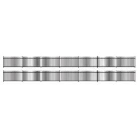 GWR Spear Fencing - Black - Straights