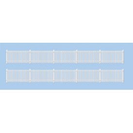 GWR Station Fencing - White (straight only)