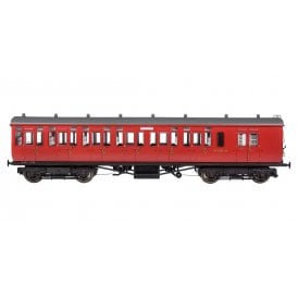 GWR Toplight Mainline City BR Maroon 2nd Brake 3757 S6