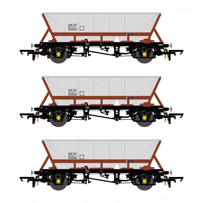 Accurascale HAA - HOP AB - Freight Brown - Pack 1 (3-pack)