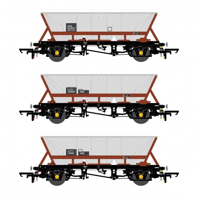 Accurascale HAA - HOP AB - Freight Brown - Pack 3 (3-pack)