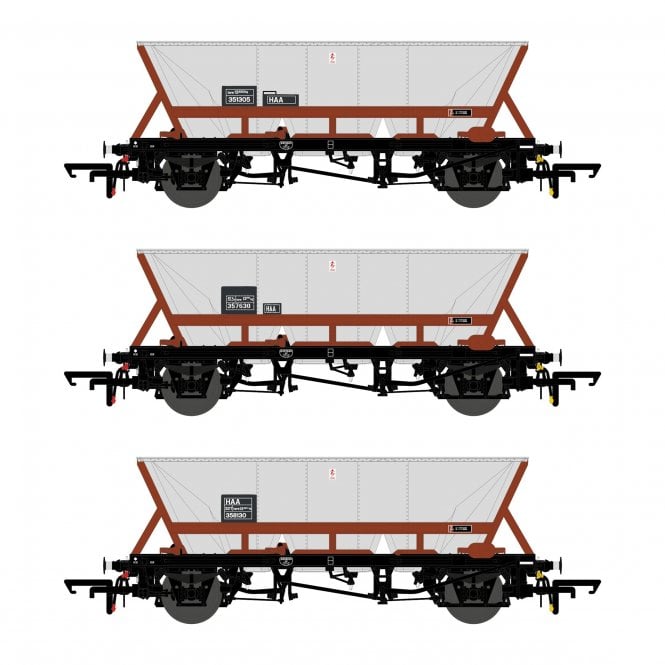 Accurascale HAA - HOP AB - Freight Brown - Pack 4 (3-pack)