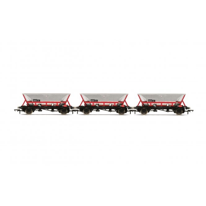 Hornby HAA Hopper Wagons, Three Pack, BR Railfreight - Era 8