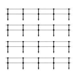 Hand Rail Stanchions - Double Rail