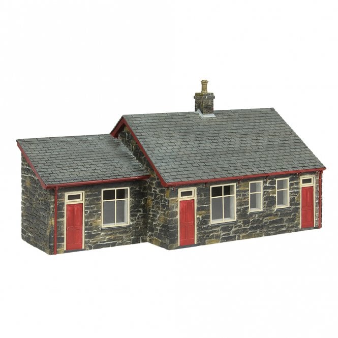 Scenecraft Harbour Station Gents and Office - Red (OO-9)