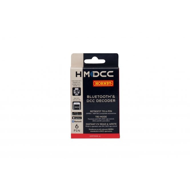 Hornby HM7000-6: Bluetooth® & DCC Decoder (6-pin)