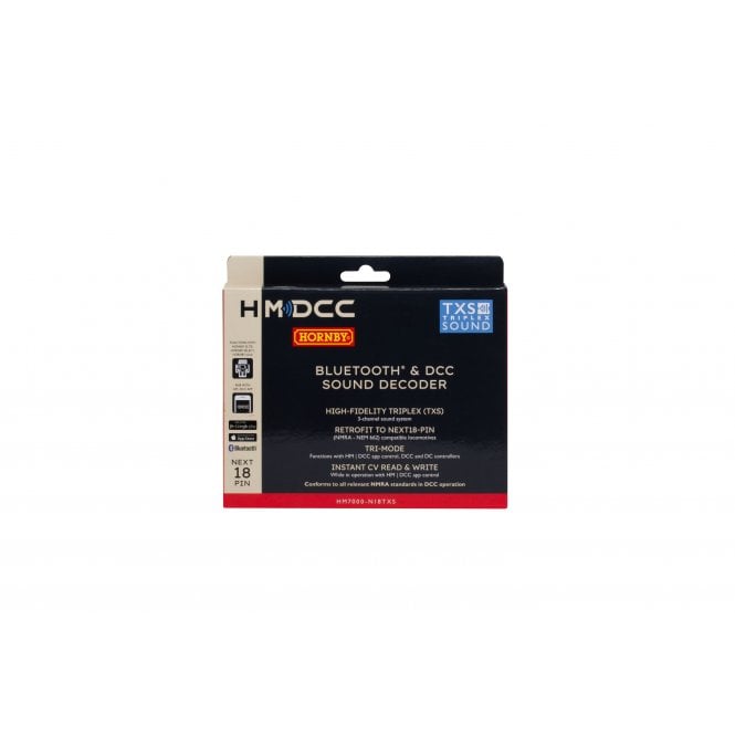 Hornby HM7000-N18TXS: Bluetooth® & DCC Sound Decoder (Next18-pin)