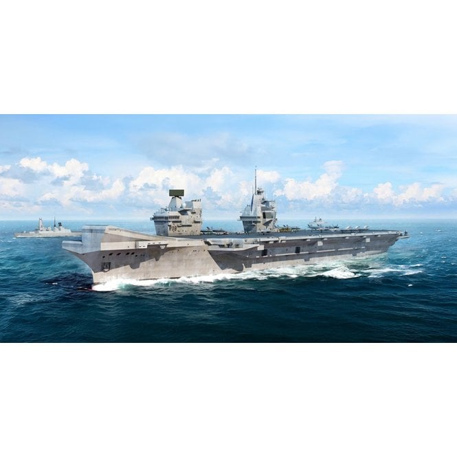 Trumpeter HMS Queen Elizabeth R08 Aircraft Carrier - Royal Navy (1:700)