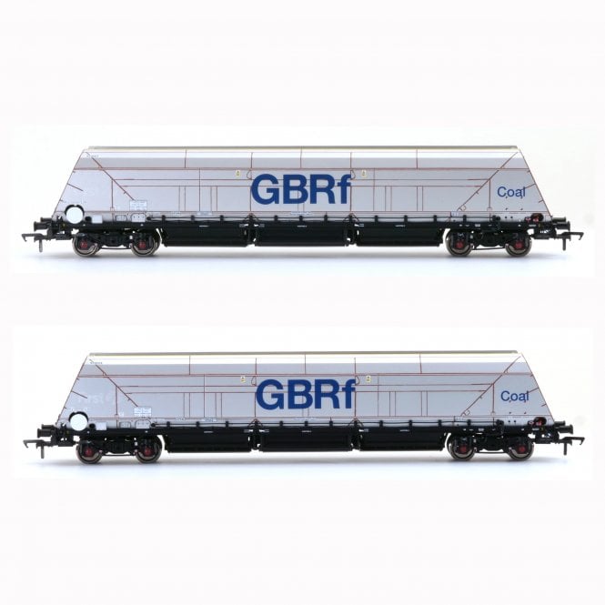Accurascale HYA Bogie Hopper Wagon - GBRf Coal Branding - Pack 2