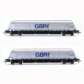 Accurascale HYA Bogie Hopper Wagon - GBRf Coal Branding - Pack 2