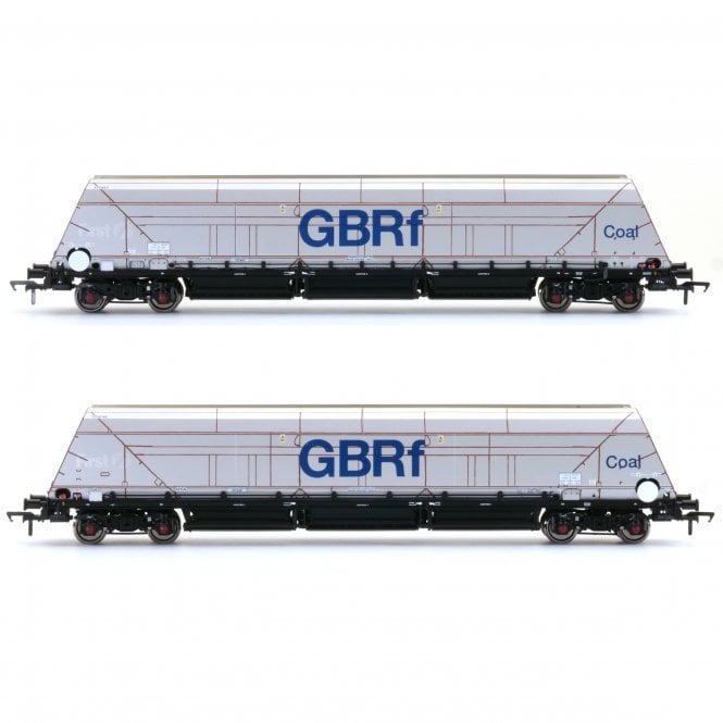 Accurascale HYA Bogie Hopper Wagon - GBRf Coal Branding - Pack 3