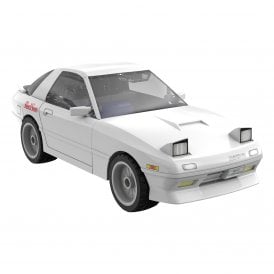 Initial D Maxda RX-7 FC3S 'White Comet of Akagi' (1:35) - 66 pcs
