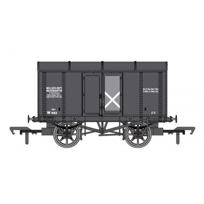 Rapido UK Iron Mink No.W482 - BR Grey (Loco Dept)