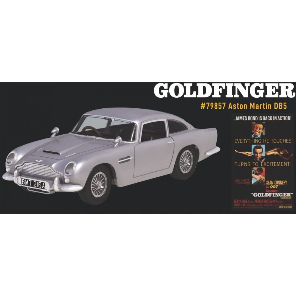 Aston Martin DB5 James Bond Goldfinger - Miniature 1/24 - Métal - Collection Voiture Célèbre