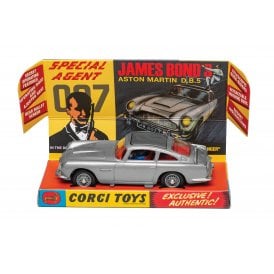 James Bond Aston Martin  DB5, Silver (retro packaging)
