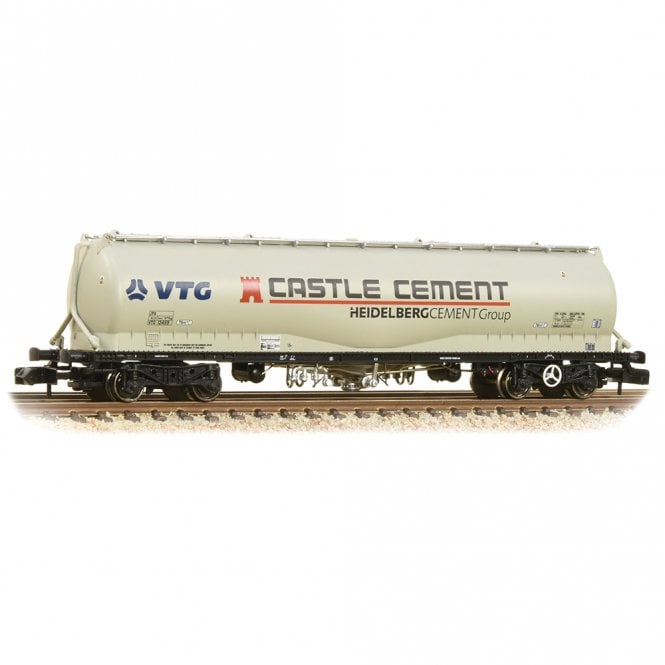 Graham Farish JPA Bogie Cement Tank Wagon VTG 'Castle Cement' Grey
