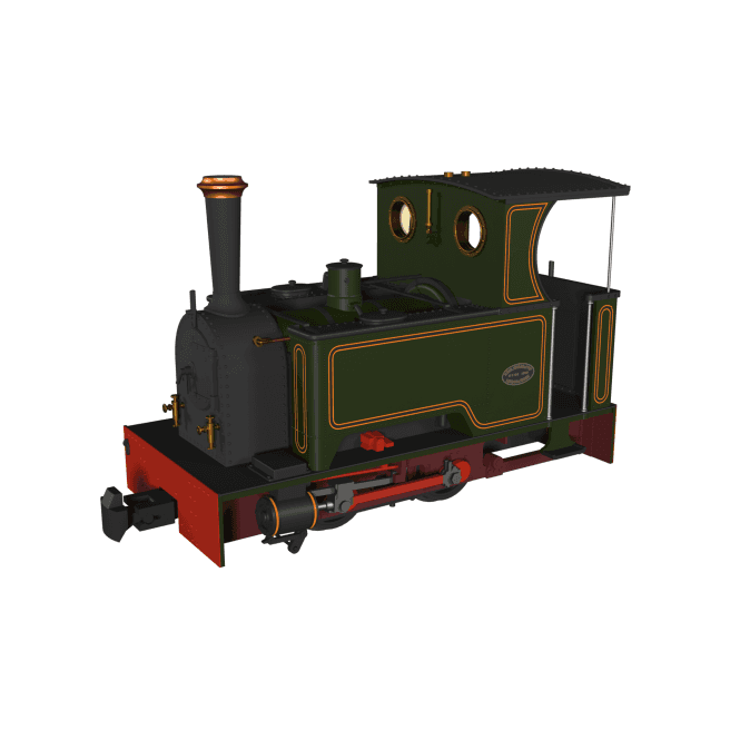 Rapido UK Kerr Stuart 'What If' Short Tank Sirdar - Lined Green (009)