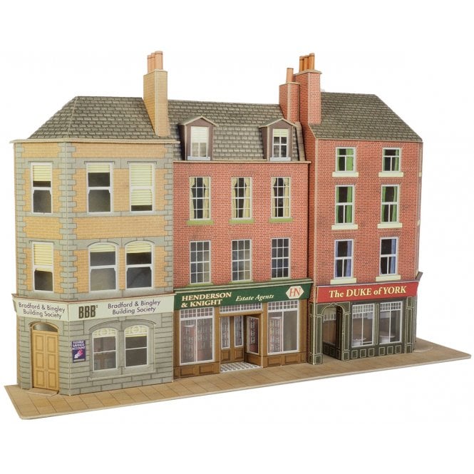 Metcalfe OO L/R Pub & Shops - OO Scale