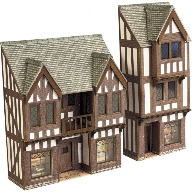 Metcalfe N L/R Timber Framed Shop (Midi Kit) - N Scale