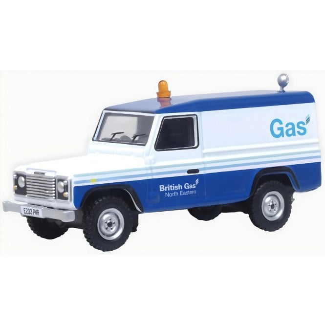 Oxford Diecast Land Rover Defender LWB St. Wagon - British Gas (1:76)
