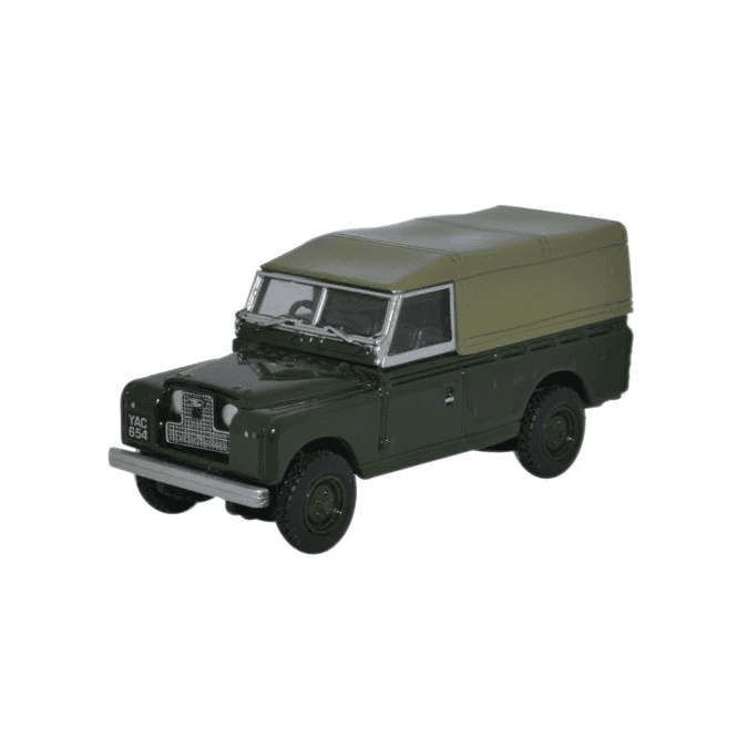Oxford Diecast Land Rover Series II - Canvas Back Bronze Green (1:76)
