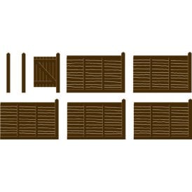 Larch Lap Fencing - Including Gates