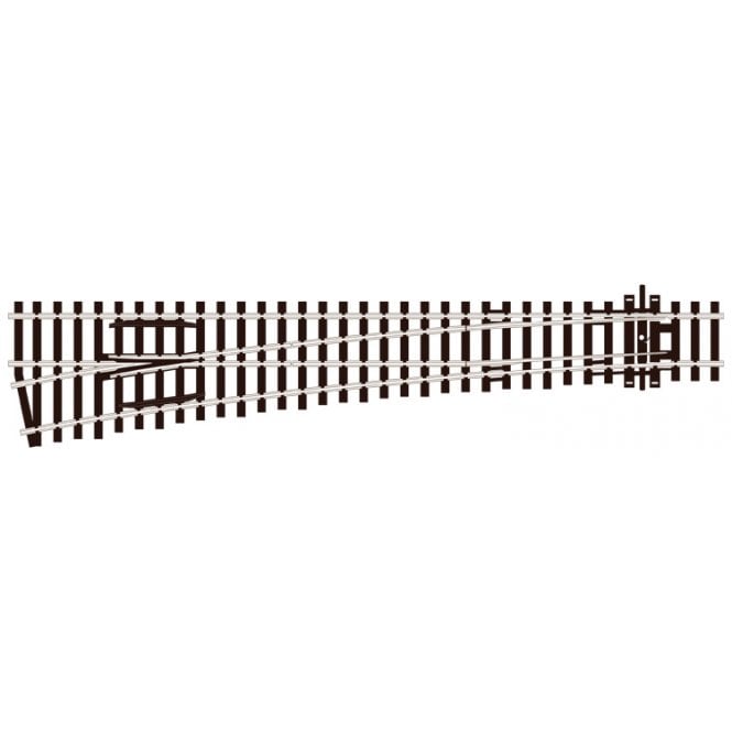 Peco Large Radius Left Hand - Code 100 - Insulfrog