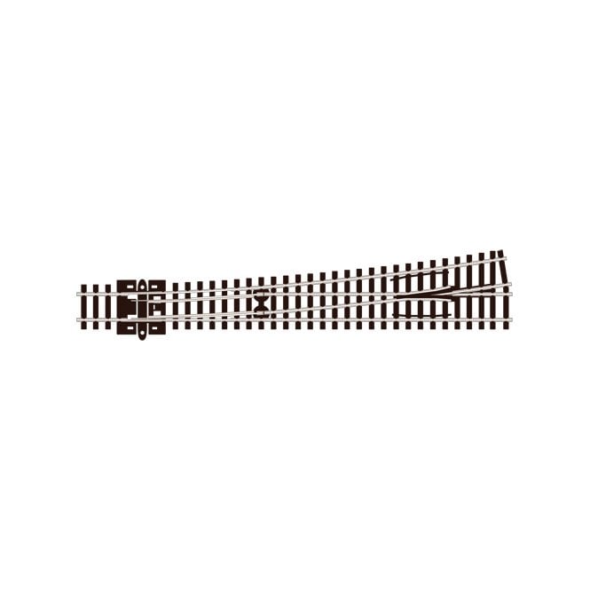 Peco Large Radius Left Hand - Code 80 - Insulfrog