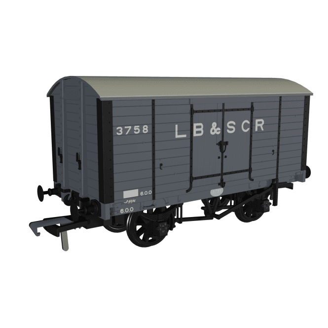 Rapido UK LB&SCR Dia.8 Van LB&SCR Grey (from 1903) '3758'