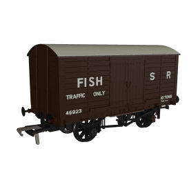 Rapido UK LB&SCR Dia.8 Van SR Brown (IoW, pre-’36, Preserved) '46923'
