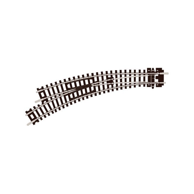 Peco Left Hand Curved Turnout - Code 80 - Insulfrog
