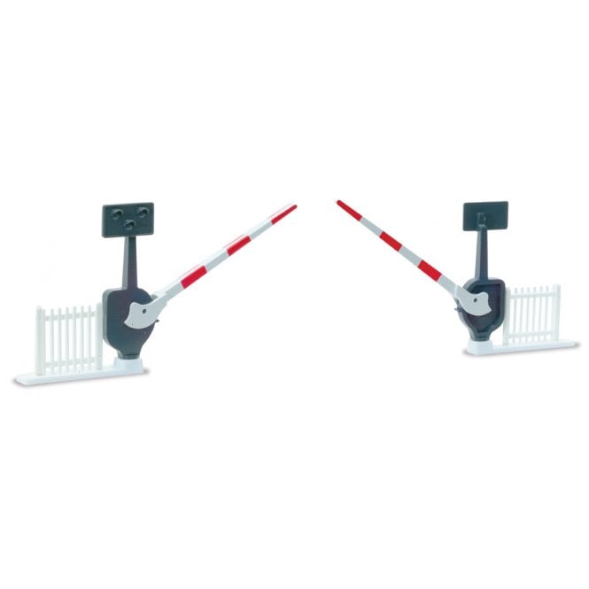 Peco Level Crossing Barriers (2) with Fencing