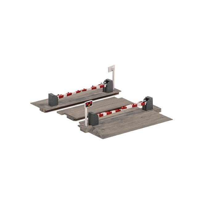 Ratio Level Crossing with Barriers
