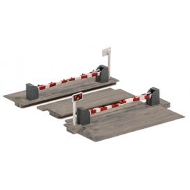 Level Crossing with Barriers