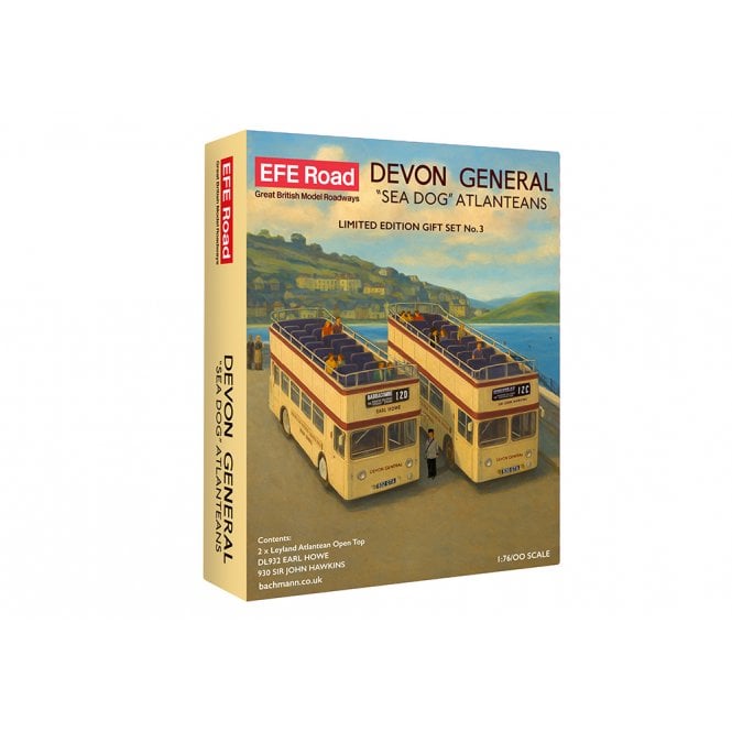 EFE Leyland Atlantean Open Top Devon General Gift Set (1:76)