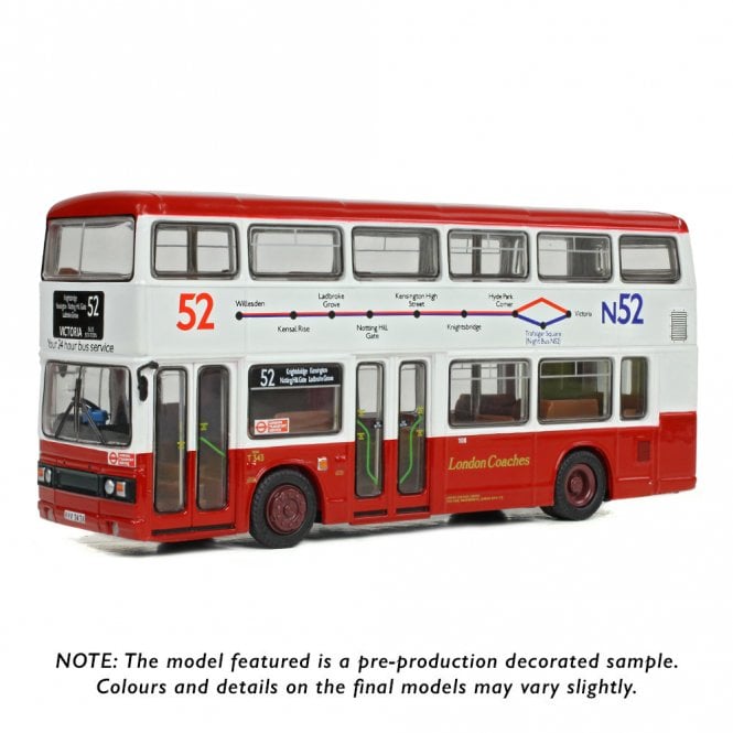 EFE Leyland Titan B15 London Coaches T343 Route 52 Victoria (1:76)