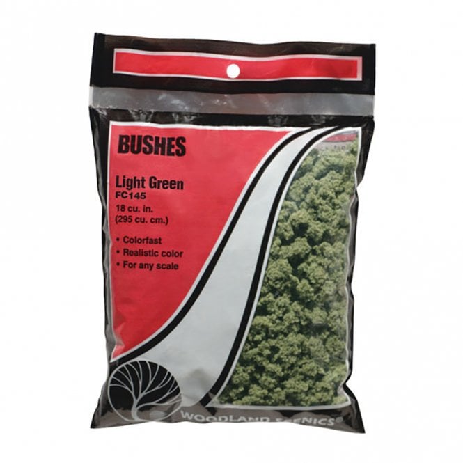 Woodland Scenics Light Green Bushes (Bag)