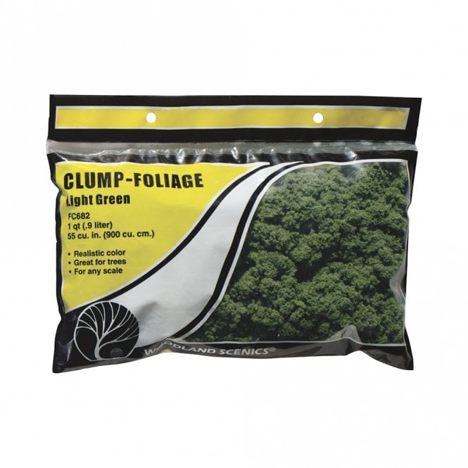 Woodland Scenics Light Green Clump Foliage