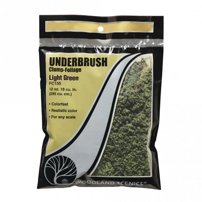 Woodland Scenics Light Green Underbrush (Bag)