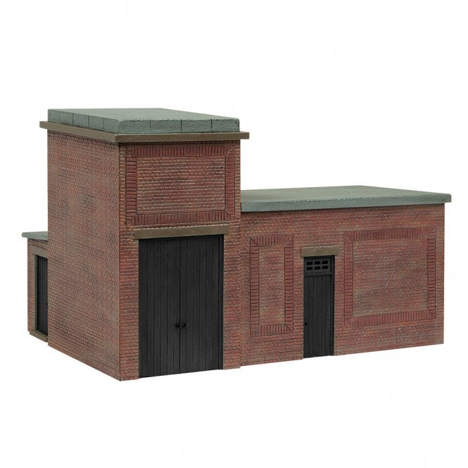 Scenecraft Lineside Brick Substation Black (OO)