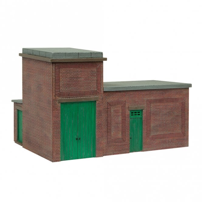 Scenecraft Lineside Brick Substation Green (OO)