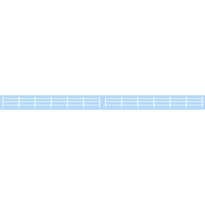 Ratio Lineside Fencing - White